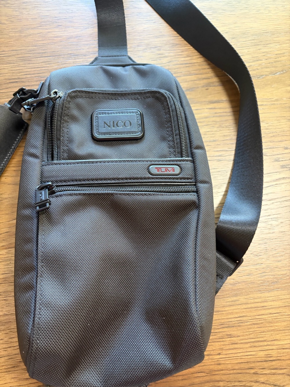 Tumi Black Crossbody Sling Pack
